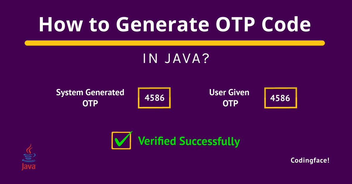 How to Generate OTP Code in Java